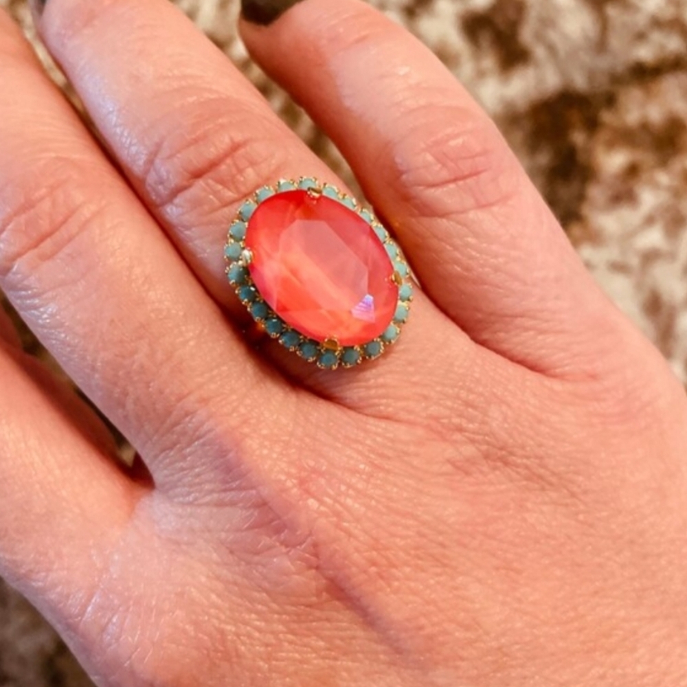 Cocktail ring mid century style